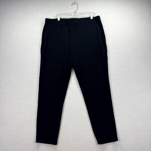 Max & Mia Jogger‎ Pants Womens 2XL Black Stretch Comfy Travel Drawstring Waist